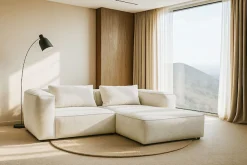 Home affaire Ecksofa »Tvinnet« Breite 228 cm, extra tiefe Sitzfläche, kubisches Sitzvergnügen