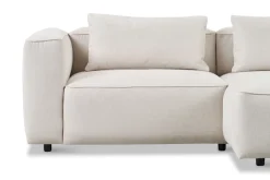 Home affaire Ecksofa »Tvinnet« Breite 228 cm, extra tiefe Sitzfläche, kubisches Sitzvergnügen