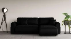 Home affaire Ecksofa »VasbySuyal Schlafsofa 235cm L-Form mit Recamiere beidseitig montierbar« Designsofa mit Bettfunktion und Bettkasten, Maße B/T/H: 235/138/80 cm