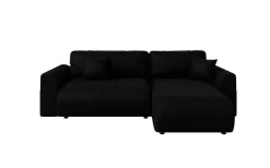 Home affaire Ecksofa »VasbySuyal Schlafsofa 235cm L-Form mit Recamiere beidseitig montierbar« Designsofa mit Bettfunktion und Bettkasten, Maße B/T/H: 235/138/80 cm