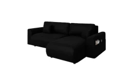 Home affaire Ecksofa »VasbySuyal Schlafsofa 235cm L-Form mit Recamiere beidseitig montierbar« Designsofa mit Bettfunktion und Bettkasten, Maße B/T/H: 235/138/80 cm