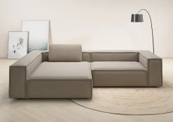 Home affaire Ecksofa »Watertown, moderne XXL L-Form, 306 cm breit« Komfortabel mit tiefer Sitzfläche – ideal für große Wohnräume
