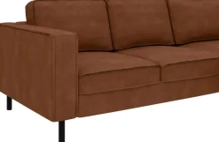 Home affaire Ecksofa »Watkins, wahlweise mit Schlaffunktion/Bettkasten, moderne offene Naht« Recamiere beidseitig montierbar, L-Form, Breite 232 cm