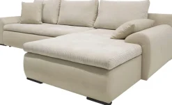 Home affaire Ecksofa »Win L-Form,B: 285 cm - OTTO. Verlässliche Qualität.« 2 Zierkissen, optional Schlaffunktion & Bettkasten