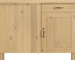 Home affaire Eckunterschrank »Alby« Breite 110 cm, 1 Tür und 1 Schublade