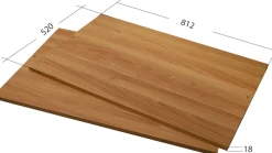 Home affaire Einlegeboden »Greta, aus FSC-zertifiziertem Holzwerkstoff, Breite 81cm« im 2er Set, passende Ergänzung für den Kleiderschrank Greta