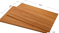 Home affaire Einlegeboden »Greta, aus FSC-zertifiziertem Holzwerkstoff, Breite 81cm« im 2er Set, passende Ergänzung für den Kleiderschrank Greta