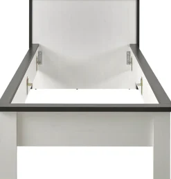 Home affaire Einzelbett »SHERWOOD Liegefläche 90/140 oder 180x200 cm« aus FSC®-zertifiziertem Holzwerkstoff, rustikaler Landhausstil