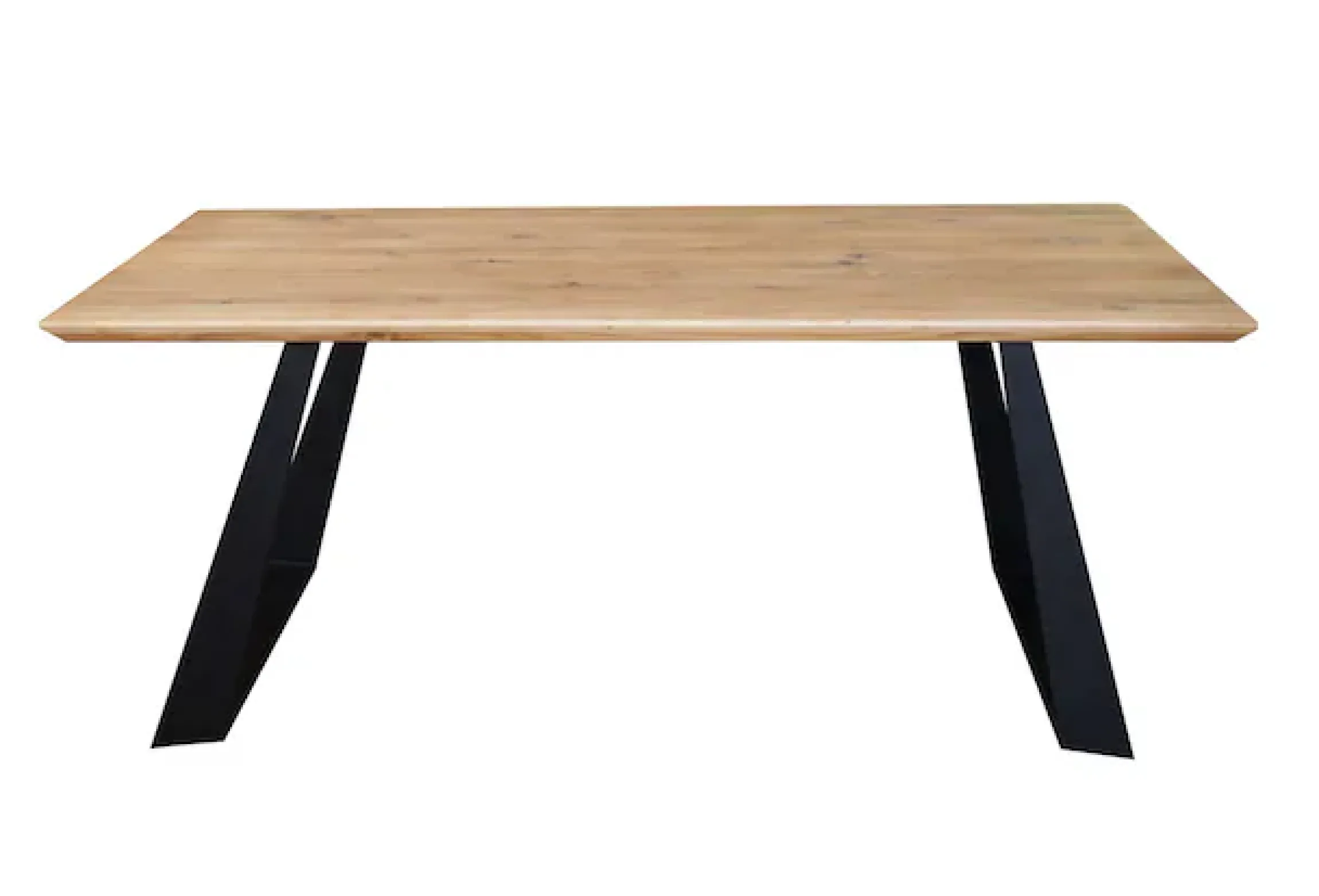 Home affaire Essgruppe »Ena Sitzgruppe für Küche/Esszimmer, Esstisch mit 4 Polsterstühlen 5tlg« Set, 5-tlg, 5 Stk. tlg. Stuhlbeine in Eiche Natur oder Buche Schwarz, Tisch 180 cm, U-Gestell