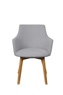 Home affaire Essgruppe »Ena Sitzgruppe für Küche/Esszimmer, Esstisch mit 4 Polsterstühlen 5tlg« Set, 5-tlg, 5 Stk. tlg. Stuhlbeine in Eiche Natur oder Buche Schwarz, Tisch 180 cm, U-Gestell