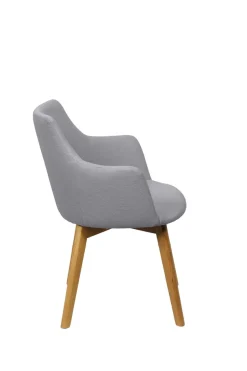 Home affaire Essgruppe »Ena Sitzgruppe für Küche/Esszimmer, Esstisch mit 4 Polsterstühlen 5tlg« Set, 5-tlg, 5 Stk. tlg. Stuhlbeine in Eiche Natur oder Buche Schwarz, Tisch 180 cm, U-Gestell