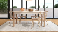Home affaire Esstisch »Belfort, 160-200 cm, Elegant, modern und stilvolles Design« Verlängerbar durch Einlegeplatte, trendige Farbe