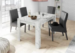 Home affaire Esstisch »Carrara« , Breite 137-185 cm, inkl. Ansteckplatte