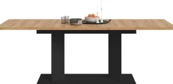 Home affaire Esstisch »GERO, 140-190 cm, 2-fach ausziehbar, Säulengestell« in verschiedenen Ausführungen erhältlich, 1 Stk. tlg. Tisch, Esstisch, Esszimmer, Esszimmertisch, Küchetisch, Bartisch