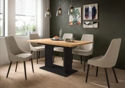 Home affaire Esstisch »GERO, 150-190 cm, ausziehbar, Säulengestell« in verschiedenen Ausführungen erhältlich, 1 Stk. tlg. Tisch, Esstisch, Esszimmer, Esszimmertisch, Küchetisch, Bartisch