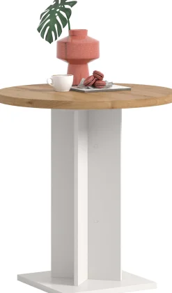 Home affaire Esstisch »GERO, 70x76x70 cm, mit Säulengestell, runde Tischplatte« in verschiedenen Ausführungen erhältlich, 1 Stk. tlg. Tisch, Esstisch, Esszimmer, Esszimmertisch, Küchetisch, Bartisch