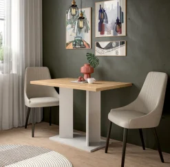 Home affaire Esstisch »GERO, 110x76x70 cm, mit Säulengestell« in verschiedenen Ausführungen erhältlich, 1 Stk. tlg. Tisch, Esstisch, Esszimmer, Esszimmertisch, Küchetisch, Bartisch