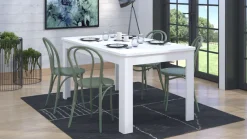 Home affaire Esstisch »Jersey, 160 cm ausziehbare Tischplatte bis 200 cm« in verschiedenen modernen Farben für eine moderne Küche
