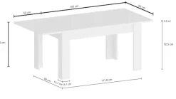 Home affaire Esstisch »JESI« 1 Stk. tlg.