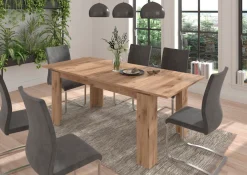 Home affaire Esstisch »Kalmar, rechteckig, 160 cm ausziehbar auf 200 cm, inkl. Einlegeplatte« Esszimmertisch, Tisch, Küchentisch, dining table,