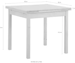 Home affaire Esstisch »Maike« Esstisch, Küchentisch, OTTOs Choice,Home affaire, Breite 80cm, mit Auszugsfunktion