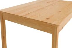 Home affaire Esstisch »Malmö« Holztisch aus Kiefer Massivholz naturfarbig, erhältich in 80 und 120cm