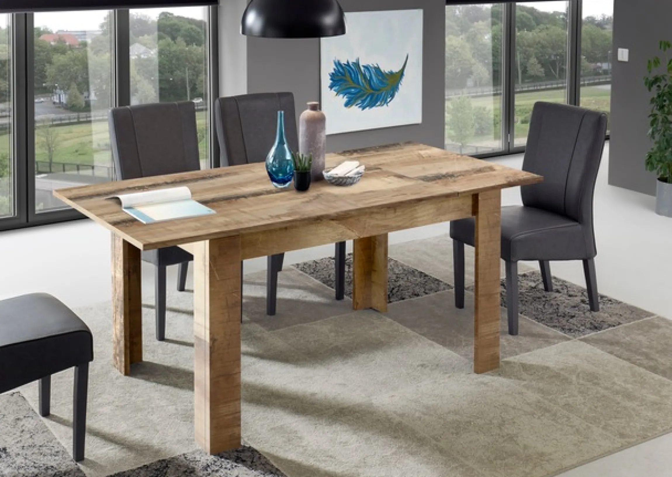 Home affaire Esstisch »Mango« ,Breite 137 cm, ausziehbar auf 187 cm
