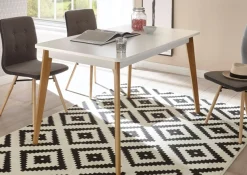 Home affaire Esstisch »Merle« Scandi Design, Breite 140 (-180) cm