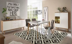 Home affaire Esstisch »Merle« Scandi Design, Breite 140 (-180) cm