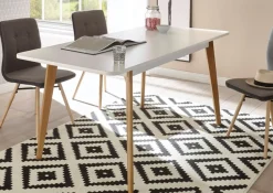 Home affaire Esstisch »Merle« Scandi Design, Breite 140 (-180) cm