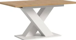 Home affaire Esstisch »Motus, ausziehbar 150 -190 cm, inklusive 40 cm Einlegeplatte« Set, 1 Stk. tlg. X-Gestell mit Bodenplatte, Tisch, Küchentisch, Esszimmer, Küche