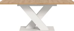 Home affaire Esstisch »Motus, ausziehbar 150 -190 cm, inklusive 40 cm Einlegeplatte« Set, 1 Stk. tlg. X-Gestell mit Bodenplatte, Tisch, Küchentisch, Esszimmer, Küche