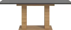 Home affaire Esstisch »Motus, ausziehbar 150 -190 cm, inklusive 40 cm Einlegeplatte« Set, 1 Stk. tlg. Doppelsäulengestell mit Bodenplatte, Tisch, Esstisch, Küche