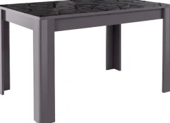 Home affaire Esstisch »Prisma 137x90 cm, Esszimmertisch, ausziehbar, erweiterbar auf 185 cm« rechteckig,Tischplatte Stärke 22 mm u. mit elegantem Siebdruck