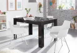 Home affaire Esstisch »Prisma 137x90 cm, Esszimmertisch, ausziehbar, erweiterbar auf 185 cm« rechteckig,Tischplatte Stärke 22 mm u. mit elegantem Siebdruck