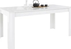 Home affaire Esstisch »Prisma 180x90 cm, Esszimmertisch, ausziehbar, erweiterbar auf 228 cm« rechteckig,Tischplatte Stärke 22 mm u. mit elegantem Siebdruck