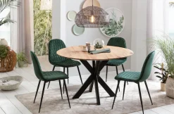Home affaire Esstisch »Quebec« mit eleganter Schweizer Kante