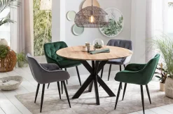 Home affaire Esstisch »Quebec« mit eleganter Schweizer Kante
