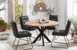 Home affaire Esstisch »Quebec« mit eleganter Schweizer Kante