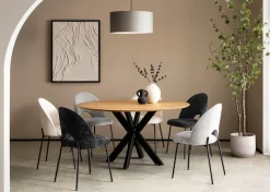 Home affaire Esstisch »Quebec« mit eleganter Schweizer Kante