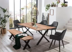 Home affaire Esstisch »Soho« mit echter Baumkante
