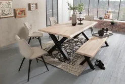 Home affaire Esstisch »Tristan« mit Baumkante
