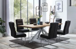 Home affaire Esstisch »Tristan natur« mit echter Baumkante