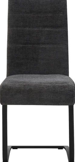 Home affaire Esszimmerstuhl »PICTOU, 2er Set, mit Metallgestell in matt schwarz« (Set) 2 Stk.in verschiedenen Farben, Belsatbarkeit pro Stuhl 120 kg, mit Armlehne