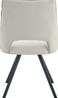 Home affaire Esszimmerstuhl »AIRDRIE, 2er Set, mit Metallgestell in matt schwarz« (Set) 2 Stk.in verschiedenen Farben, Belsatbarkeit pro Stuhl 120 kg, mit Griffloch