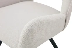 Home affaire Esszimmerstuhl »AIRDRIE, 2er Set, mit Metallgestell in matt schwarz« (Set) 2 Stk.in verschiedenen Farben, Belsatbarkeit pro Stuhl 120 kg, mit Griffloch