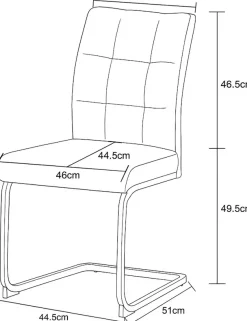 Home affaire Esszimmerstuhl »BARRIE, 2er Set, mit Metallgestell in matt schwarz« (Set) 2 Stk.in verschiedenen Farben, Belsatbarkeit pro Stuhl 120 kg, mit Armlehne