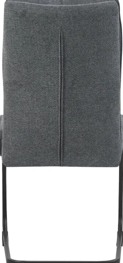 Home affaire Esszimmerstuhl »BARRIE, 2er Set, mit Metallgestell in matt schwarz« (Set) 2 Stk.in verschiedenen Farben, Belsatbarkeit pro Stuhl 120 kg, mit Armlehne