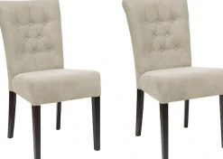 Home affaire Esszimmerstuhl »Queen« (Set) 2 Stk.Polsterstuhl mit Knopfheftung, 2er, 4er oder 6er Set