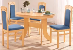 Home affaire Esszimmerstuhl »Anthony« (Set) 2 Stk.Holzstuhl mit dekorativen Fräsungen